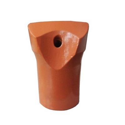 Taper chisel bit
