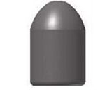 Parabolic button (semi-ballistic)